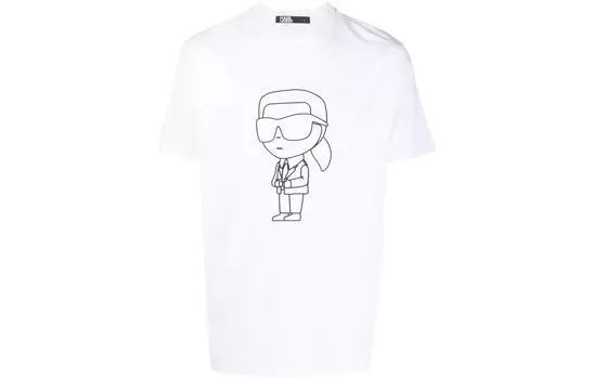 Футболка мужская белая Karl Lagerfeld, белый