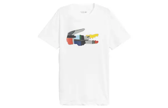 Футболка мужская белая Lacoste, белый