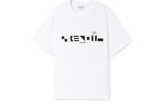 Футболка мужская белая Lacoste, белый