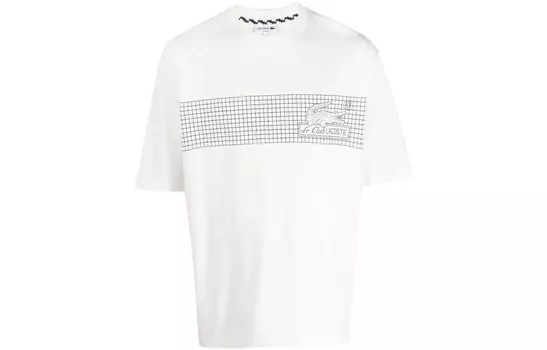 Футболка мужская белая Lacoste, белый