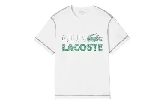 Футболка мужская белая Lacoste, белый