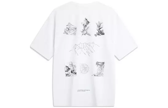 Футболка мужская белая Lining, белый