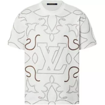 Футболка мужская белая Louis Vuitton, белый