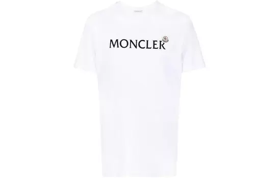Футболка мужская белая Moncler, белый