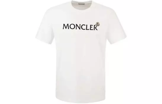 Футболка мужская белая Moncler, белый