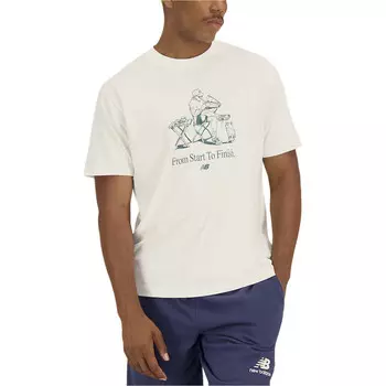 Футболка мужская белая New Balance, белый