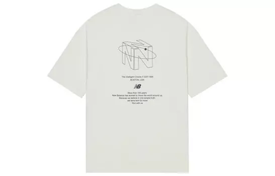 Футболка мужская белая New Balance, белый
