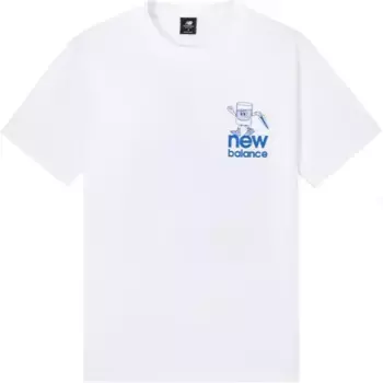 Футболка мужская белая New Balance, белый