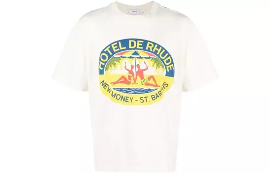 Футболка мужская белая Rhude, белый