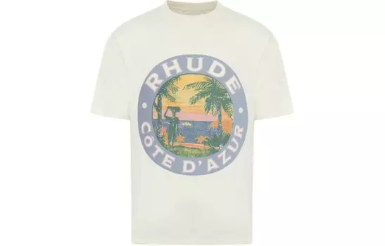 Футболка мужская белая Rhude, белый