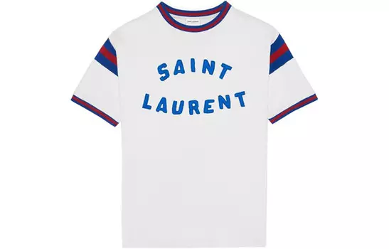 Футболка мужская белая Saint Laurent, белый