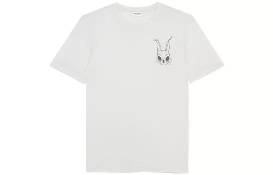 Футболка мужская белая Saint Laurent, белый