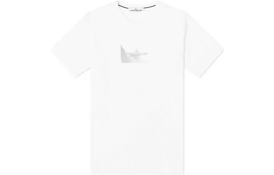 Футболка мужская белая Stone Island, белый