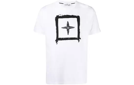 Футболка мужская белая Stone Island, белый