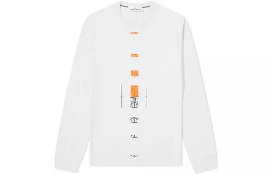 Футболка мужская белая Stone Island, белый