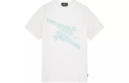 Футболка мужская белая Stone Island, белый