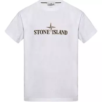 Футболка мужская белая Stone Island, белый