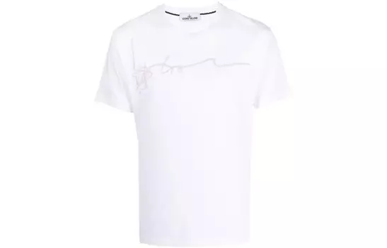 Футболка мужская белая Stone Island, белый