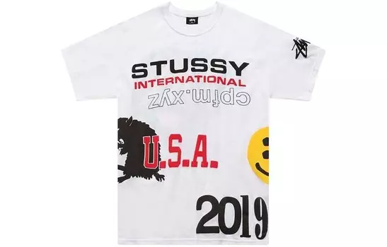 Футболка мужская белая Stussy, белый