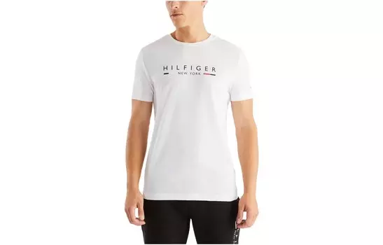 Футболка мужская белая Tommy Hilfiger, белый