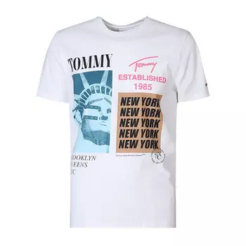 Футболка мужская белая Tommy Hilfiger, белый