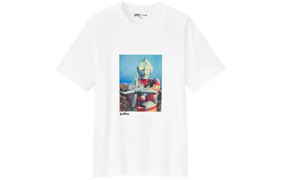 Футболка мужская белая Uniqlo, белый