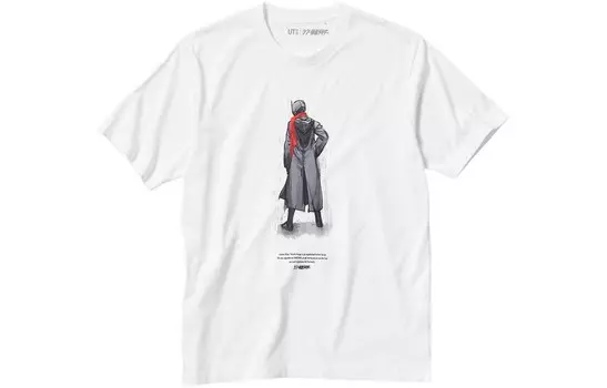 Футболка мужская белая Uniqlo, белый