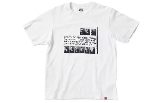 Футболка мужская белая Uniqlo, белый