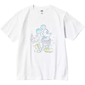 Футболка мужская белая Uniqlo, белый