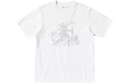 Футболка мужская белая Uniqlo, белый
