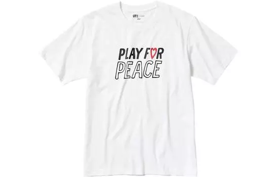 Футболка мужская белая Uniqlo, белый
