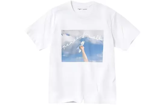 Футболка мужская белая Uniqlo, белый