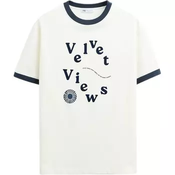 Футболка мужская белая Zara, белый