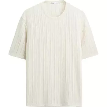 Футболка мужская белая Zara, белый
