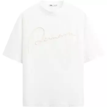 Футболка мужская белая Zara, белый