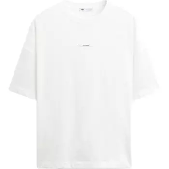 Футболка мужская белая Zara, белый