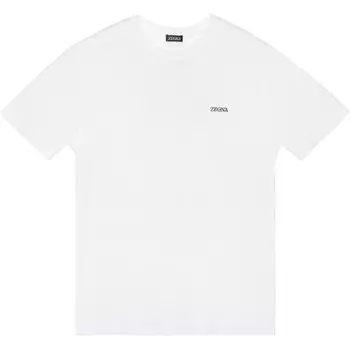 Футболка мужская белая Zegna, белый