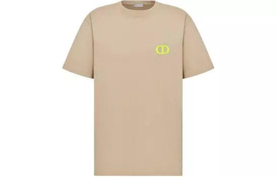 Футболка мужская бежевая Dior, бежевый
