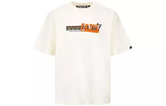 Футболка мужская бежевая Evisu, бежевый