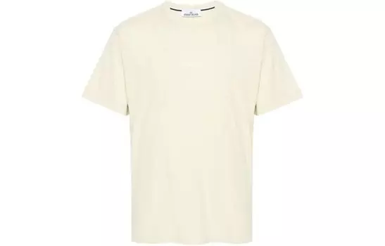 Футболка мужская бежевая Stone Island, бежевый