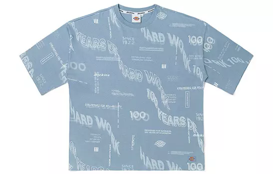 Футболка мужская бледно-голубая Dickies, голубой