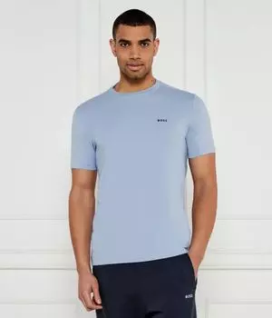 Футболка мужская Boss Green хлопковая однотонная, голубой