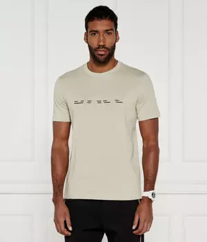 Футболка мужская Boss Green с логотипом бренда, бежевый