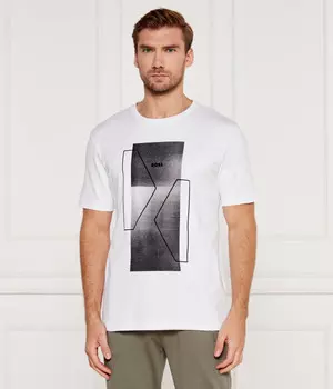 Футболка мужская Boss Green с принтом, белый