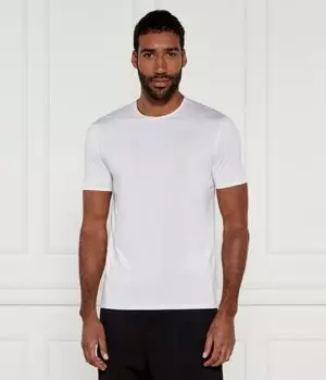 Футболка мужская Boss Green спортивная облегающего кроя, белый