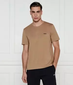Футболка мужская Boss Mix&Match хлопковая однотонная, коричневый