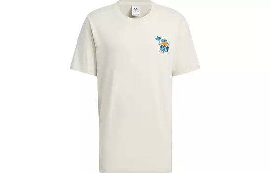 Футболка мужская бокситово-коричневая Adidas Originals, коричневый