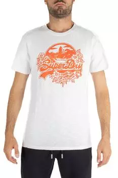 Футболка Мужская BRILLIANT WHITE SLUB SUPERDRY, белый
