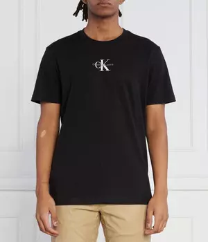 Футболка мужская Calvin Klein Jeans хлопковая, черный