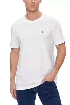 Футболка мужская Calvin Klein Jeans однотонная, белый